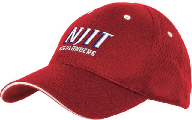 NJIT Mesh w/ Sandwich Structured Hat Stacked Wordmark - ONLINE ONLY