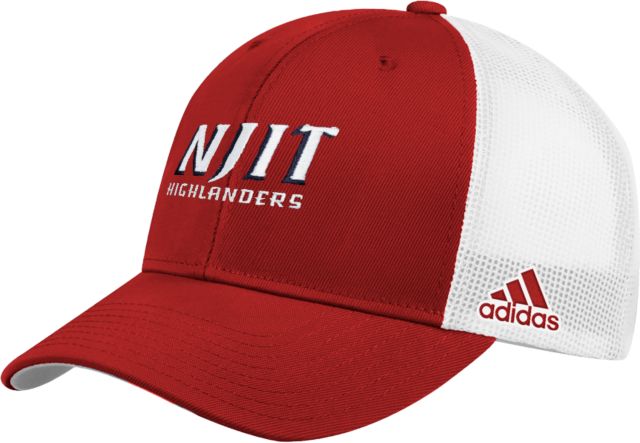 NJIT Adidas Structured Adjustable Hat Stacked Wordmark - ONLINE ONLY