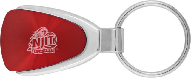 NJIT Teardrop Key Holder Official Logo Engraved - ONLINE ONLY