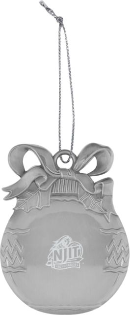 NJIT Bulb Ornament Official Logo Engraved - ONLINE ONLY