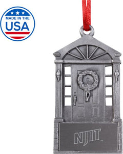 NJIT Front Door Ornament NJIT Outline Engraved - ONLINE ONLY
