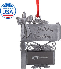 NJIT Mail Box Ornament NJIT Highlanders Flat - ONLINE ONLY