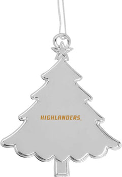 NJIT Tree Ornament Highlanders Wordmark - ONLINE ONLY
