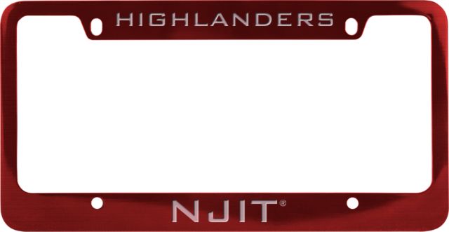 NJIT Metal License Plate Frame Mascot - ONLINE ONLY