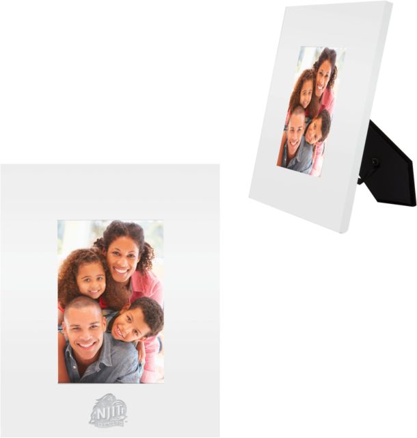 NJIT Metal 4 x 6 Photo Frame Official Logo Engraved - ONLINE ONLY