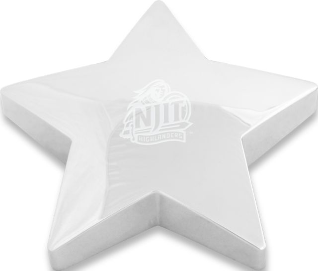 NJIT Star Paperweight Official Logo Engraved - ONLINE ONLY