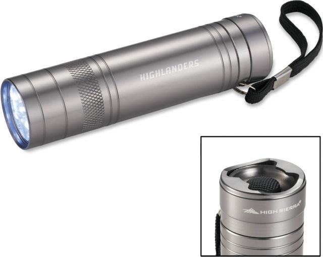 NJIT High Sierra Bottle Opener Flashlight Highlanders Flat Engraved - ONLINE ONLY