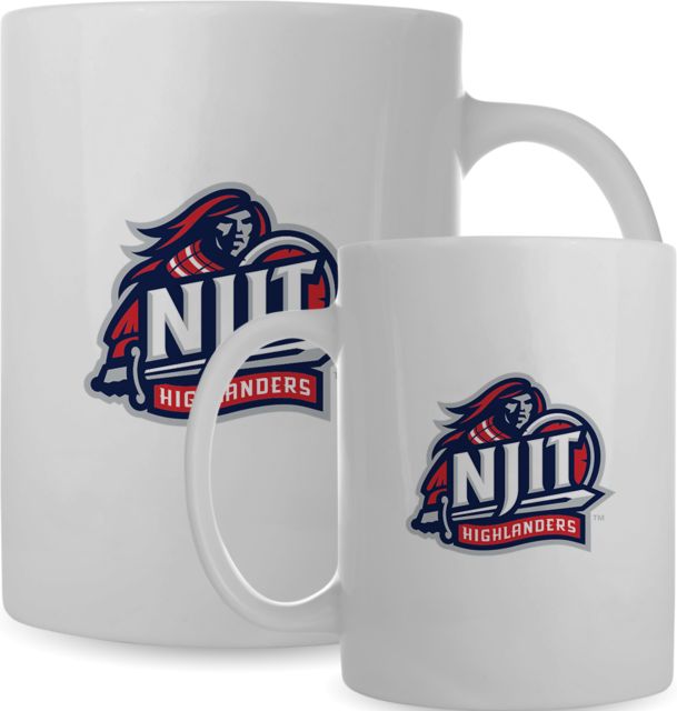 NJIT Ceramic Dog Bowl NJIT Highlanders Mascot Mark - ONLINE ONLY