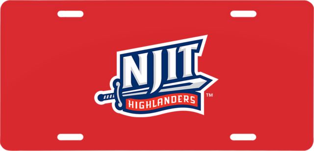 NJIT License Plate NJIT Mark - ONLINE ONLY