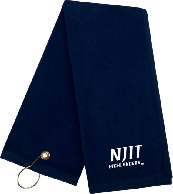 NJIT Golf Towel Stacked Wordmark - ONLINE ONLY