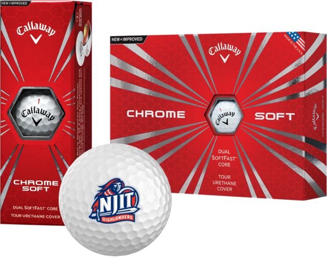 NJIT Callaway Soft Golf Balls 12/pkg Official Logo - ONLINE ONLY