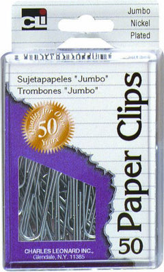 PAPER CLIP 50CT JUMBO
