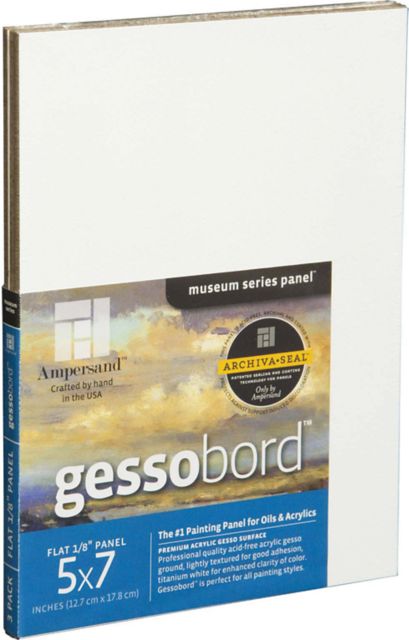 GESSOBORD 1/8 INCH FLAT 3PK 5X7