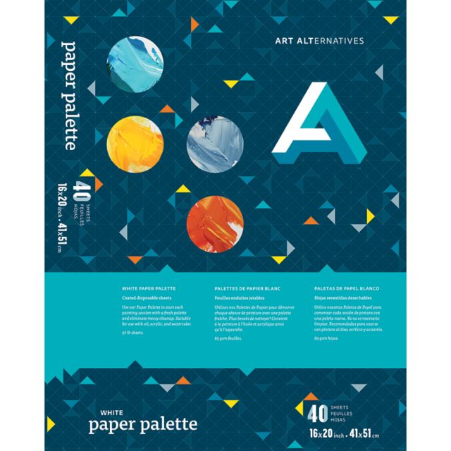 PAPER PALETTE WHITE 16X20