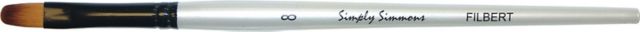 SIMPLY SIMMONS  BRUSH FILBERT 8