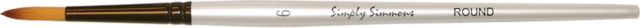 SIMPLY SIMMMONS BRUSH ROUND 6 SHORT HANDLE