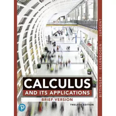 Calculus &amp; Its Applications: Brief
