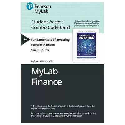 MyLab Finance with Pearson eText + Print Combo Access Code for Fundamentals of Investing