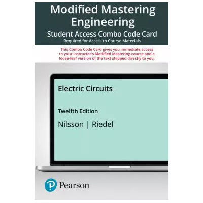 Mastering Engineering with Pearson eText + Print Combo Access Code for Electric Circuits