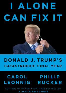 I ALONE CAN FIX IT