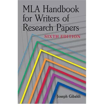 MLA Handbook for Writers of Research Papers