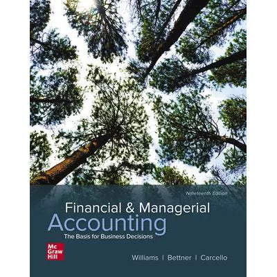 Financial &amp; Managerial Accounting Looseleaf