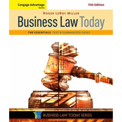 Business Law Today: The Essentials