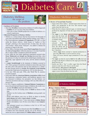 DIABETES CARE UPDATE