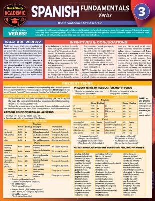 Spanish Fundamentals 3 - Verbs (update & expansion)