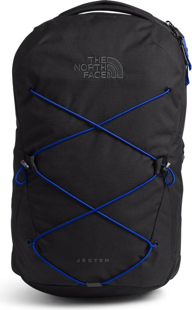 BKPK JESTER BLACK HTR/TNF BLUE
