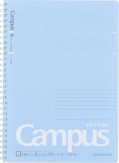 CAMPUS SOFT SPIRAL NTBK: BLUE